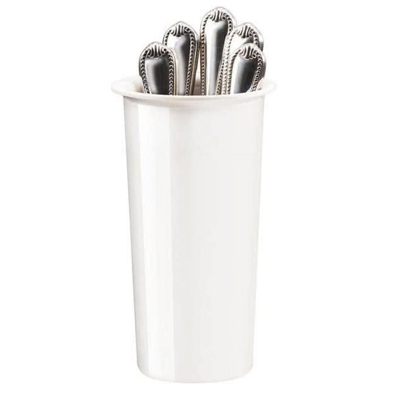 Picture of Cal Mil 1017-8-15 Melamine Utensil Cylinder&#44; White - 8 in.