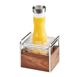 Picture of Cal Mil 3702-6-49 Mid-Century Rectangular Ice Housing&#44; Chrome - 7.75 x 7 x 7.25 in.