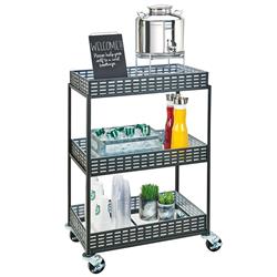 Picture of Cal Mil 3583-13 3-Shelf Iron Beverage Cart - 29 x 18.5 x 41.75 in.