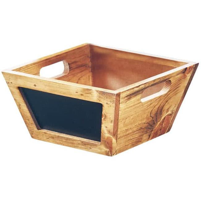 Picture of Cal Mil 3593-10-99 Madera Reclaimed Wood Chalkboard Bowl - 10 x 10 x 5 in.