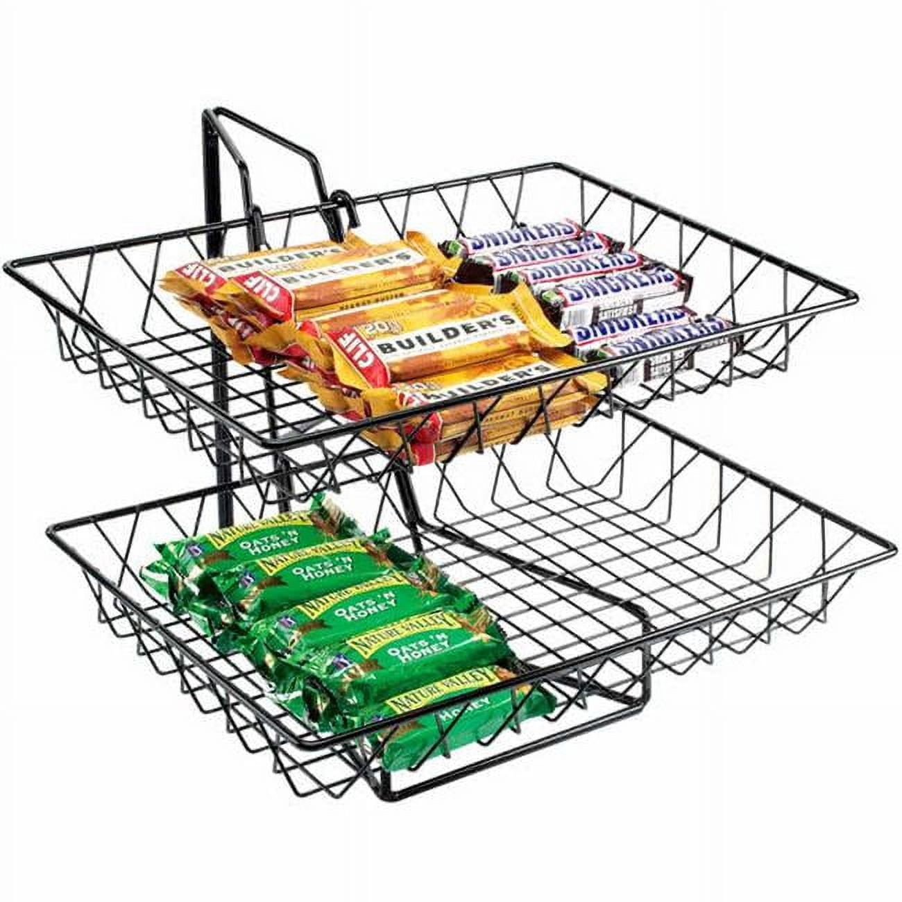 Picture of Cal Mil 1291-2 2-Tier Merchandiser with Rectangular Wire Baskets - 18 x 18.5 x 14.25 in.