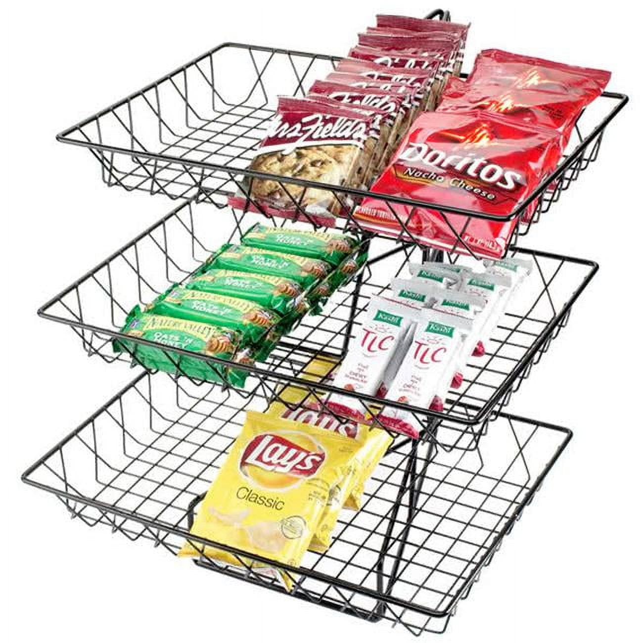 Picture of Cal Mil 1291-3 3-Tier Merchandiser with Rectangular Wire Baskets - 18 x 22 x 20 in.