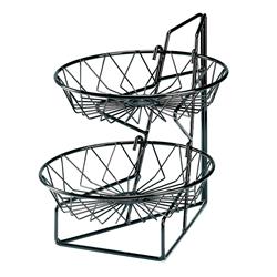 Picture of Cal Mil 1292-2 2-Tier Merchandiser with Round Wire Baskets - 12 x 15 x 15 in.