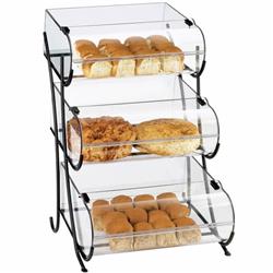Picture of Cal Mil 1280-3 3-Tier Black Wire Pastry Display - 17.5 x 16.375 x 25 in.