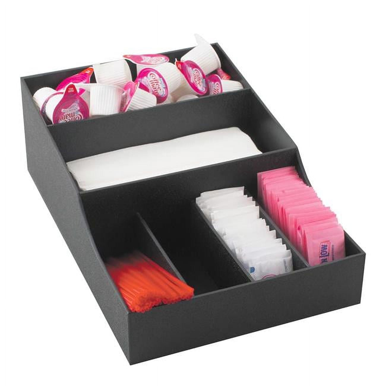 Picture of Cal Mil 1259 Classic Black Coffee Condiment Organizer - 8 x 12 x 4 in.