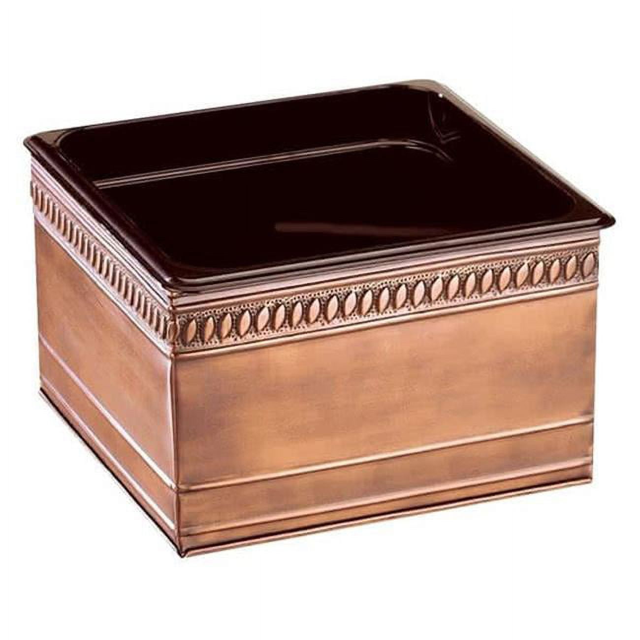 Picture of Cal Mil 475-6-51 Copper Ice Housing with Clear Pan - 6 x 7 x 6.5 in.