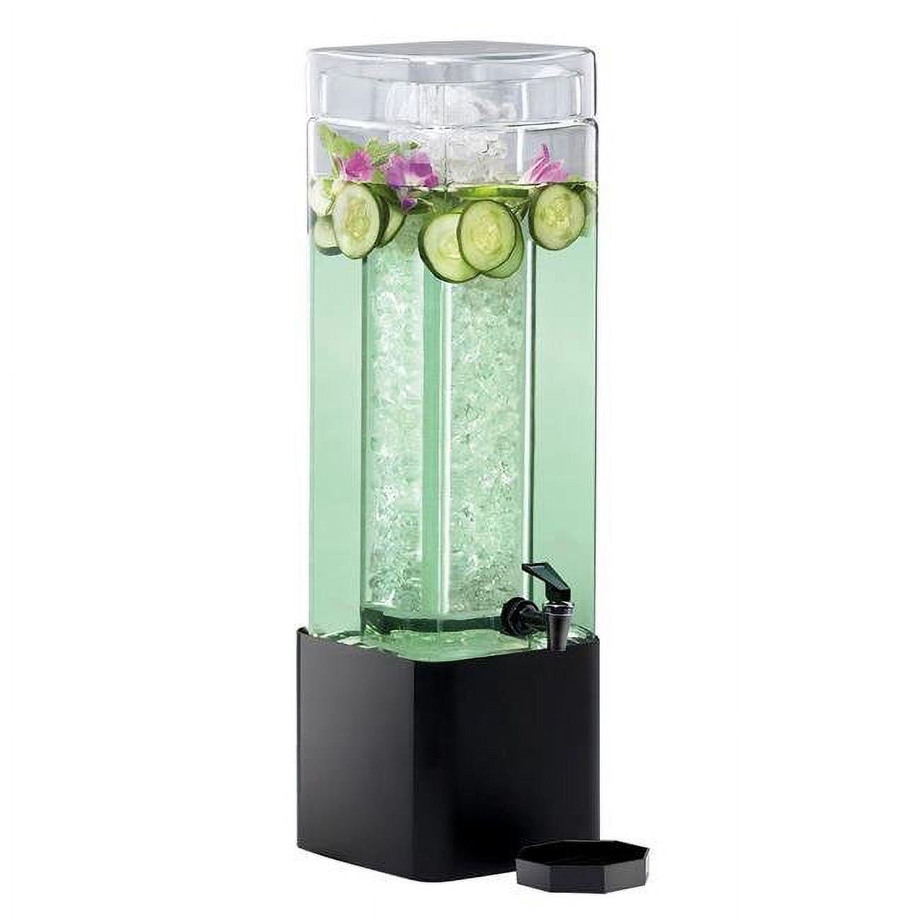 Picture of Cal Mil 1112-1-13 2 gal Mission Beverage Glass Dispenser&#44; Square - 7 x 9 x 19 in.