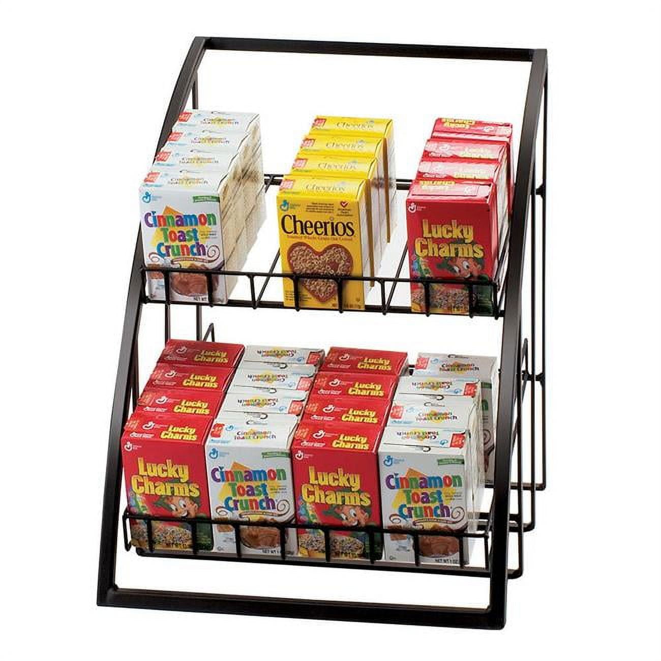 Picture of Cal Mil 1702-13 Mission Two-Tier Black Wire Merchandiser - 13.5 x 15 x 16.5 in.