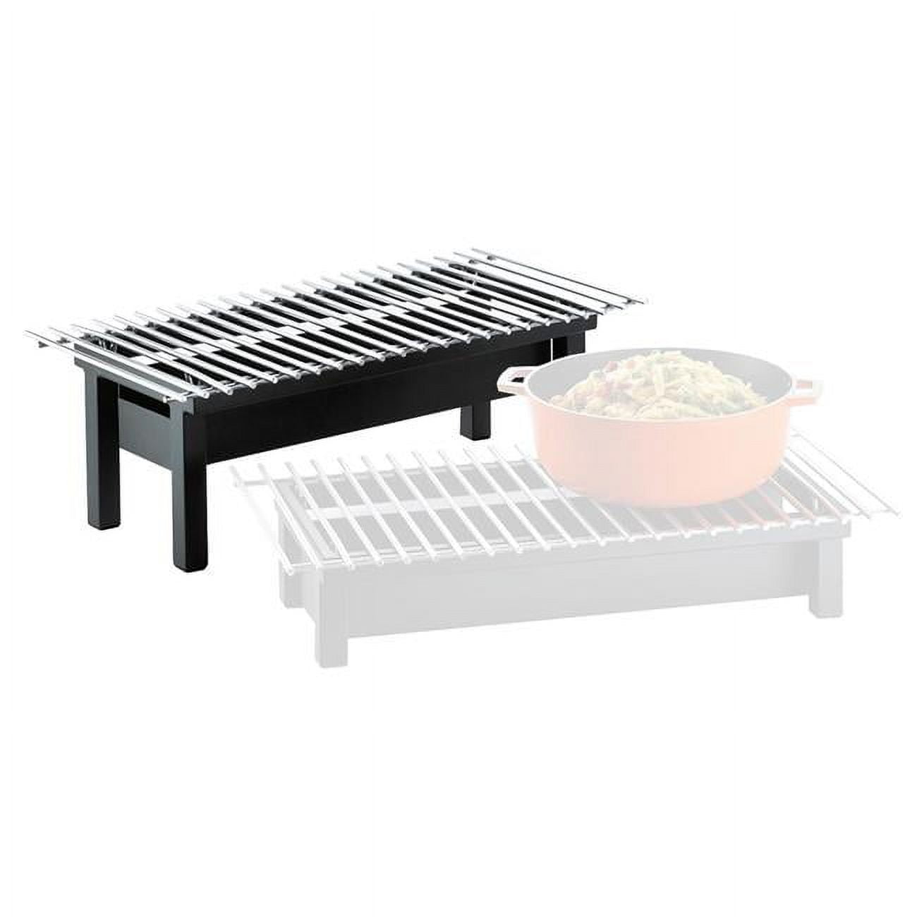 Picture of Cal Mil 1409-22-13 One by One Chafer Griddle, Black - 22 x 12 x 7 in.