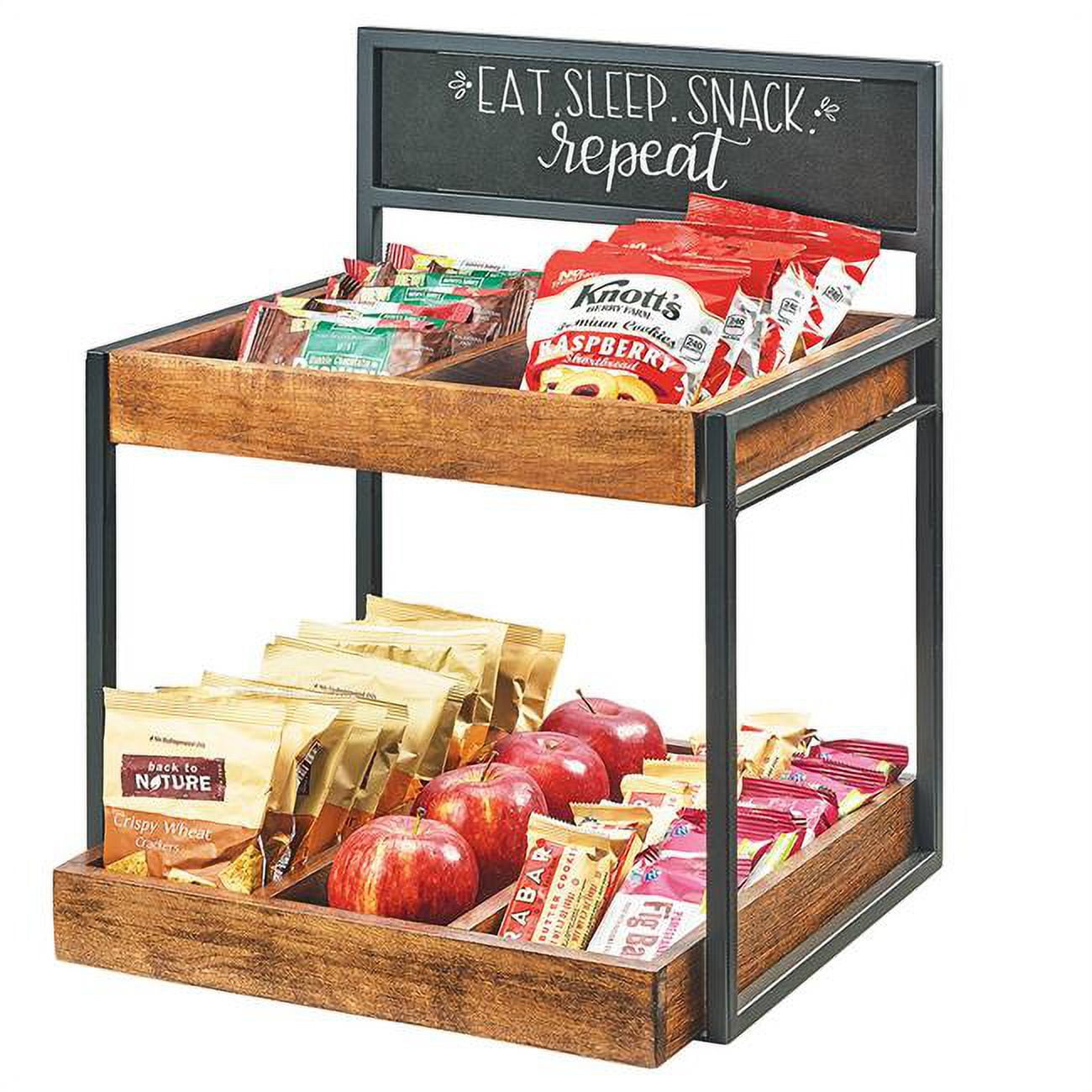 Picture of Cal Mil 3607-13 2-Tier Merchandiser with Chalkboard Sign - 15 x 14 x 19 in.