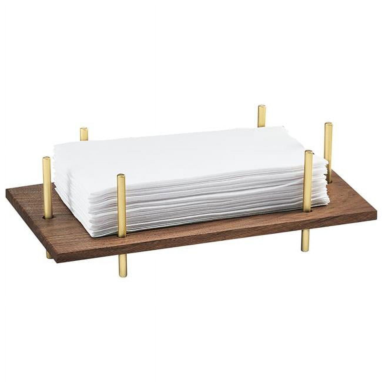 Picture of Cal Mil 3718-46 Mid-Century Napkin Holder - Brass - 10 x 5.5 x 3.5 in.