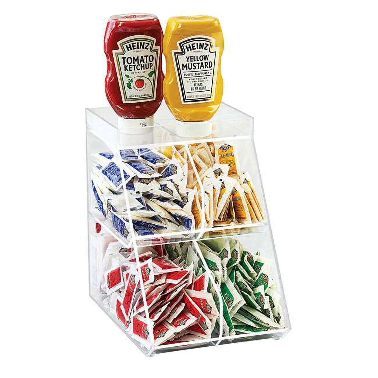 Picture of Cal Mil 3643-4 4 Bin Condiment Holder - 8.75 x 21.25 x 12.5 in.