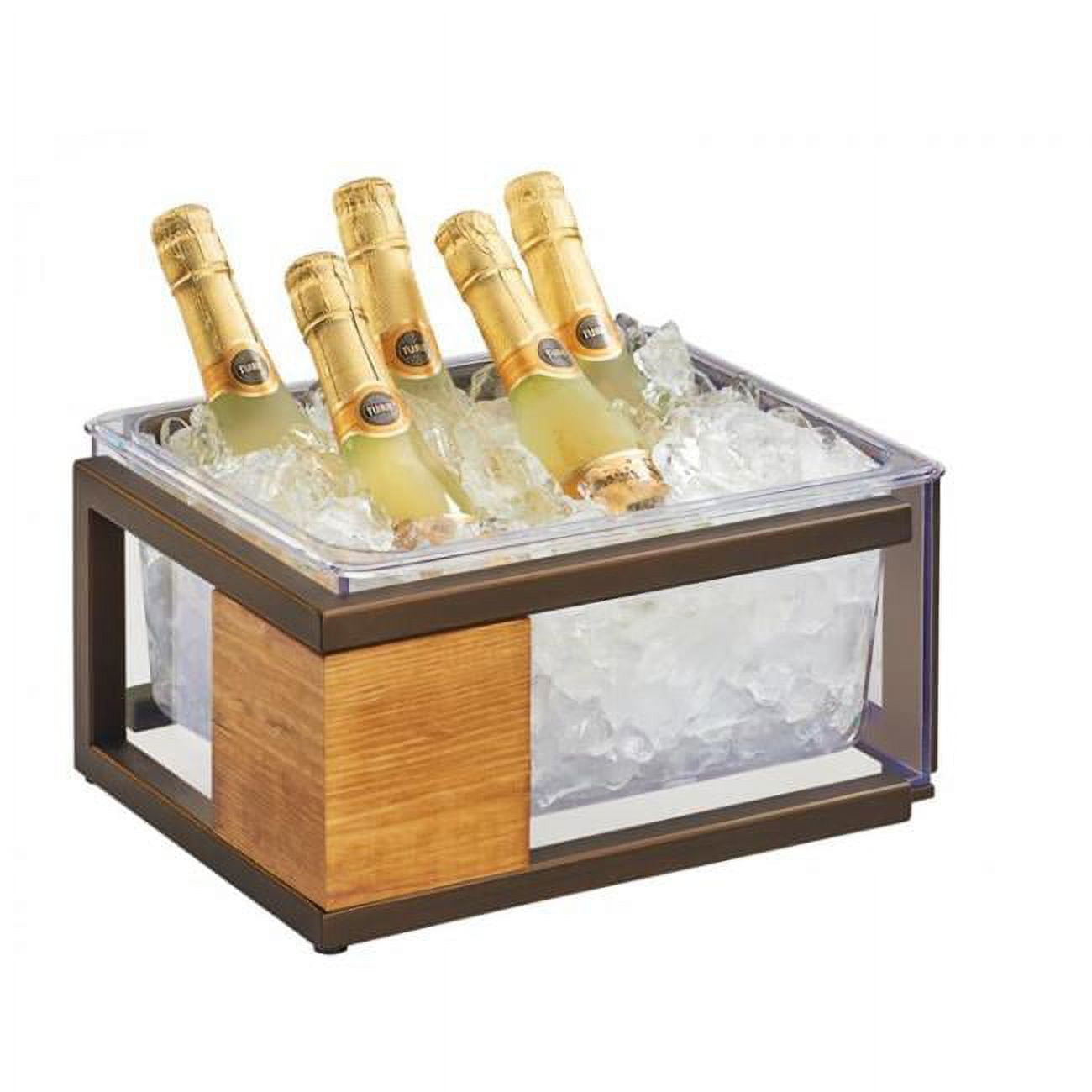 Picture of Cal Mil 3905-10-84 Sierra Bronze Metal & Reclaimed Wood Ice Housing - 13.25 x 11.25 x 6 in.