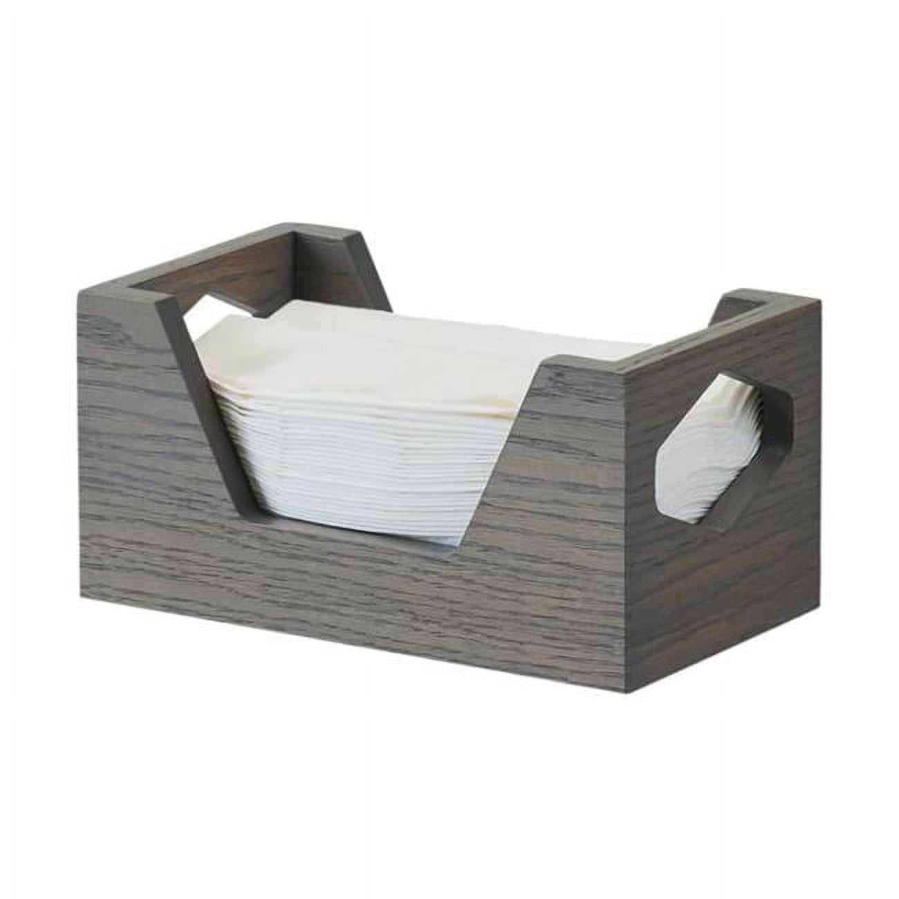 Picture of Cal Mil 3810-83 Ashwood Gray Oak Wood Napkin Holder - 9 x 5 x 4.5 in.