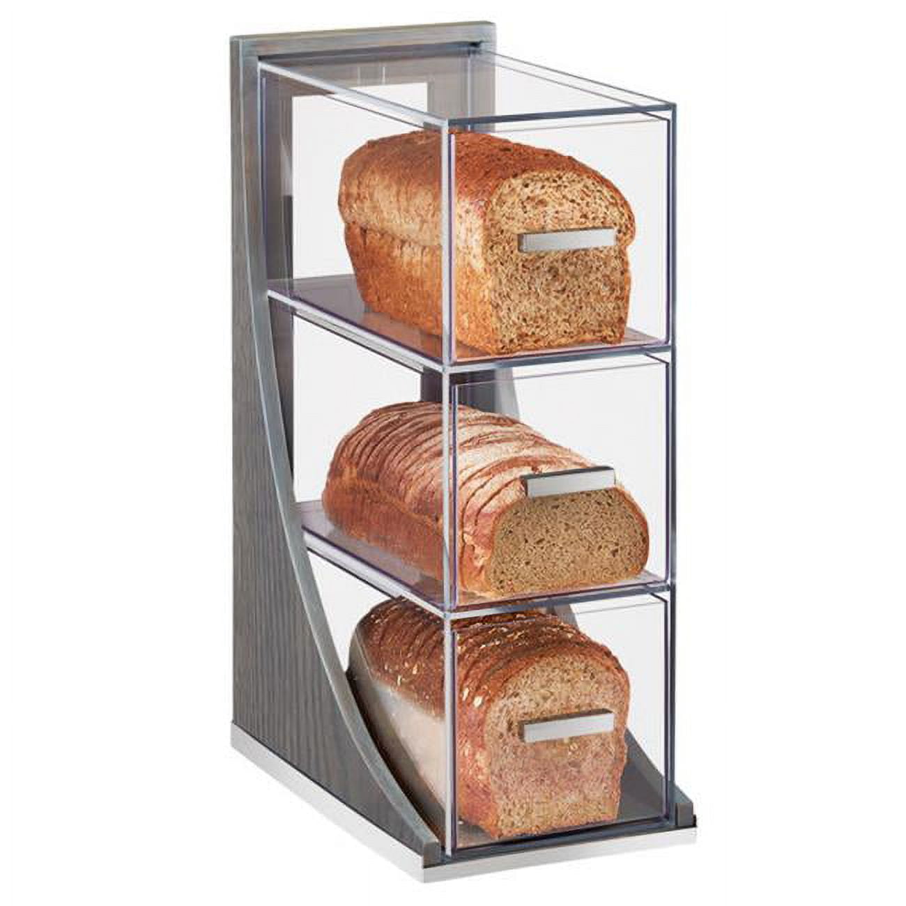 Picture of Cal Mil 3815-83 Ashwood 3 Tier Gray Oak Wood Bread Case - 6.5 x 13 x 20.25 in.
