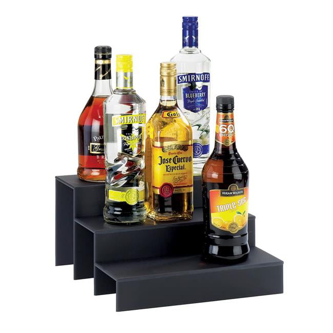 Picture of Cal Mil 1491-69 Classic Graphite Acrylic Bottle Display - 12 x 13 x 6.75 in.