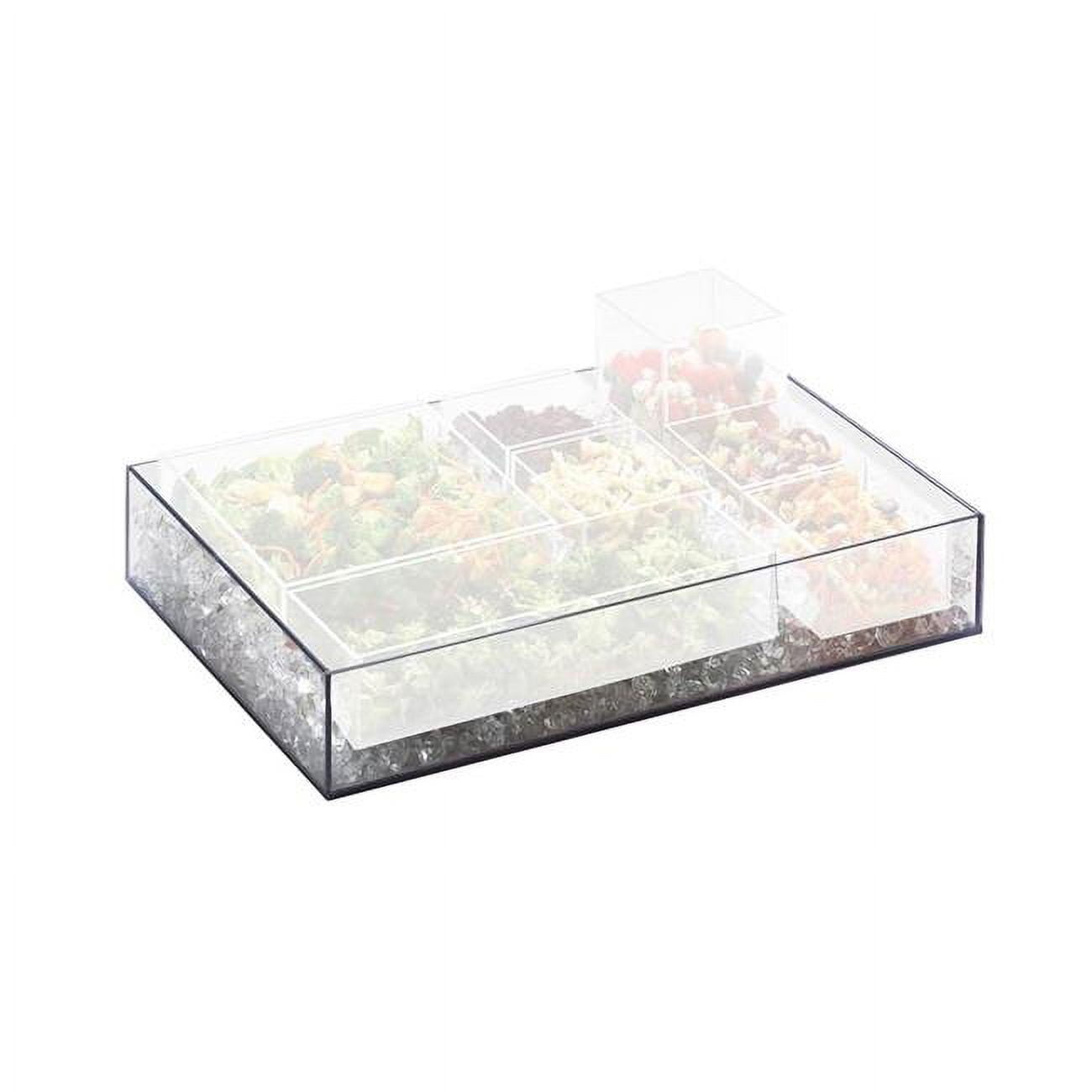 Picture of Cal Mil 1399-12 Cater Choice System Clear Ice Housing - 16 x 24 x 4.25 in.