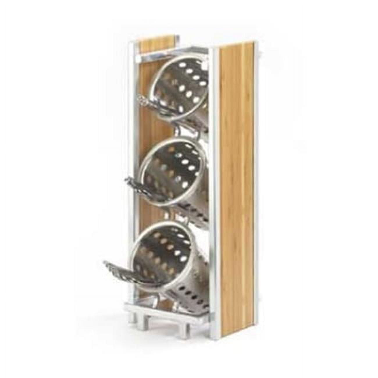 Picture of Cal Mil 1283 Eco Modern Bamboo 3-Tier Cylinder Holder - 6.5 x 8 x 17 in.