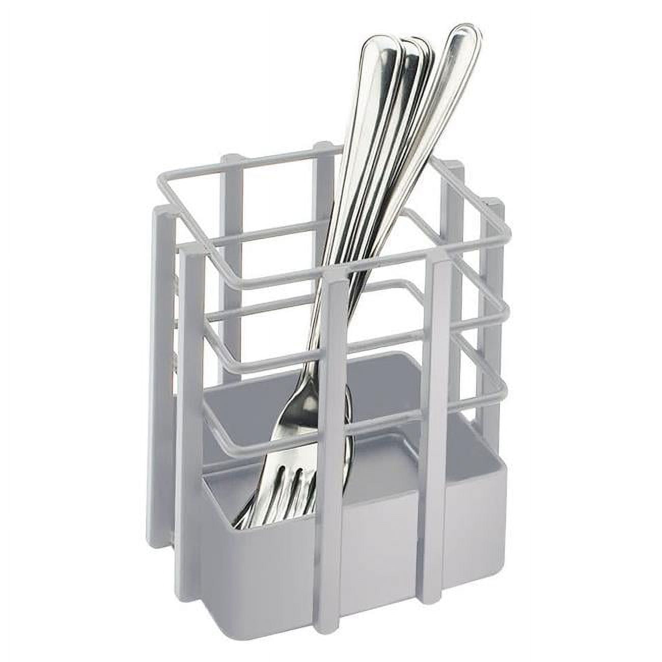 Picture of Cal Mil 1544-74 Soho Silver Single Slot Metal Flatware Organizer - 4 x 4 x 4.5 in.