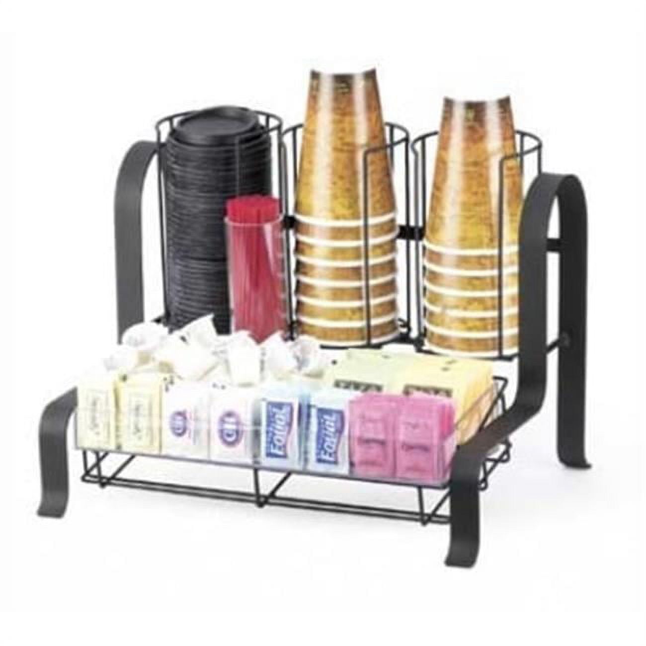 Picture of Cal Mil 1594-13 Black Soho Condiment Organizer - 15.75 x 11.75 x 12 in.