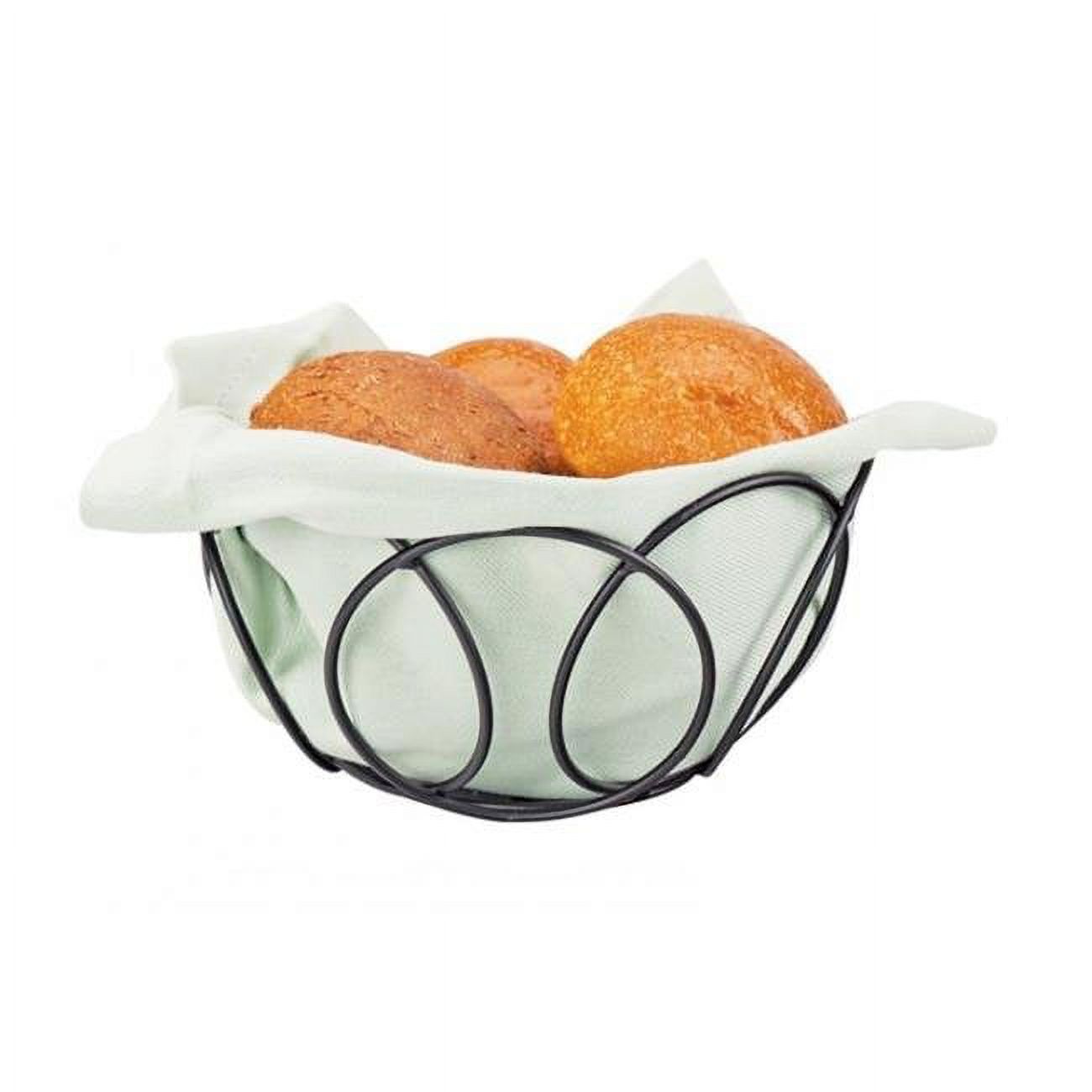 Picture of Cal Mil 22009-13 Black Wire Bread Basket - 6.5 dia. x 3.5 in.