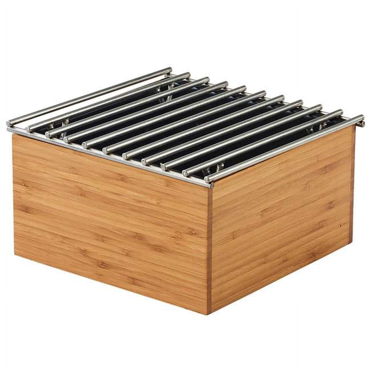 Picture of Cal Mil 3440-60 Bamboo Chafer Alternative with Wire Grill - 9.75 x 9.75 x 5.5 in.