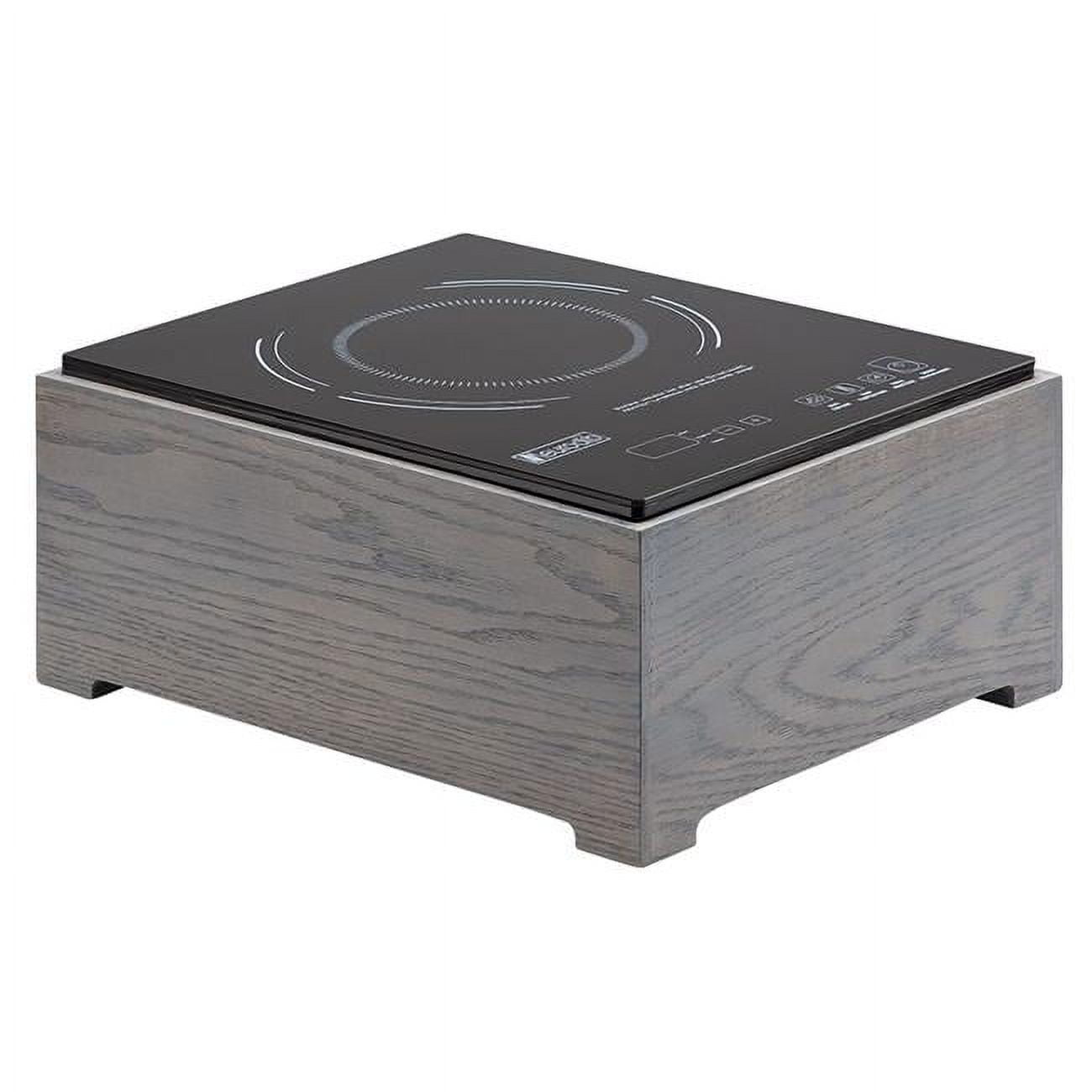 Picture of Cal Mil 3633-83 Ashwood Countertop Induction Cooker - 120V, 1600W - 12.75 x 15.875 x 7.125 in.