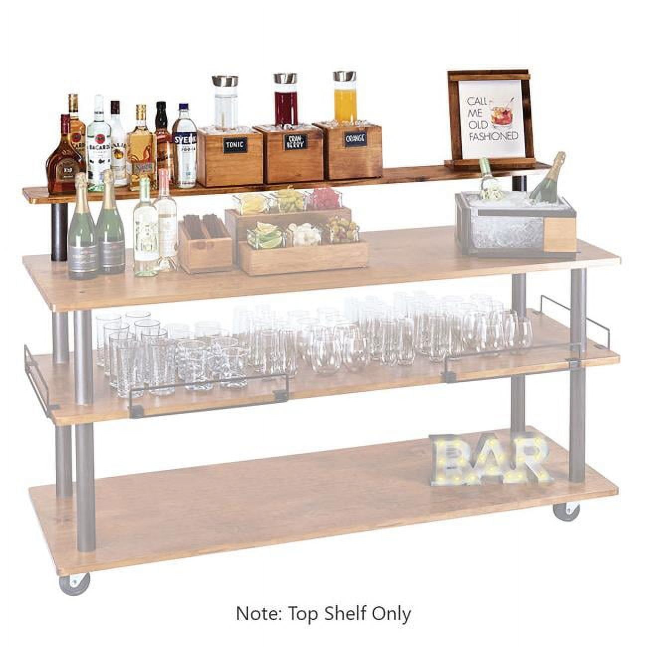 Picture of Cal Mil 3698-84SHELF Sierra U-Build Top Shelf - 8 x 72 x 1 in.