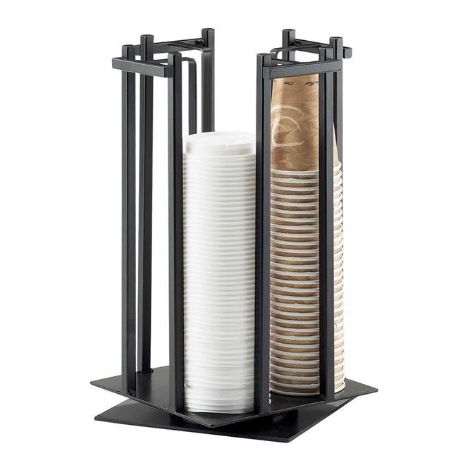 Picture of Cal Mil 1133-13 Revolving Cup & Lid Organizer&#44; Black - 10 x 10 x 15.75 in.