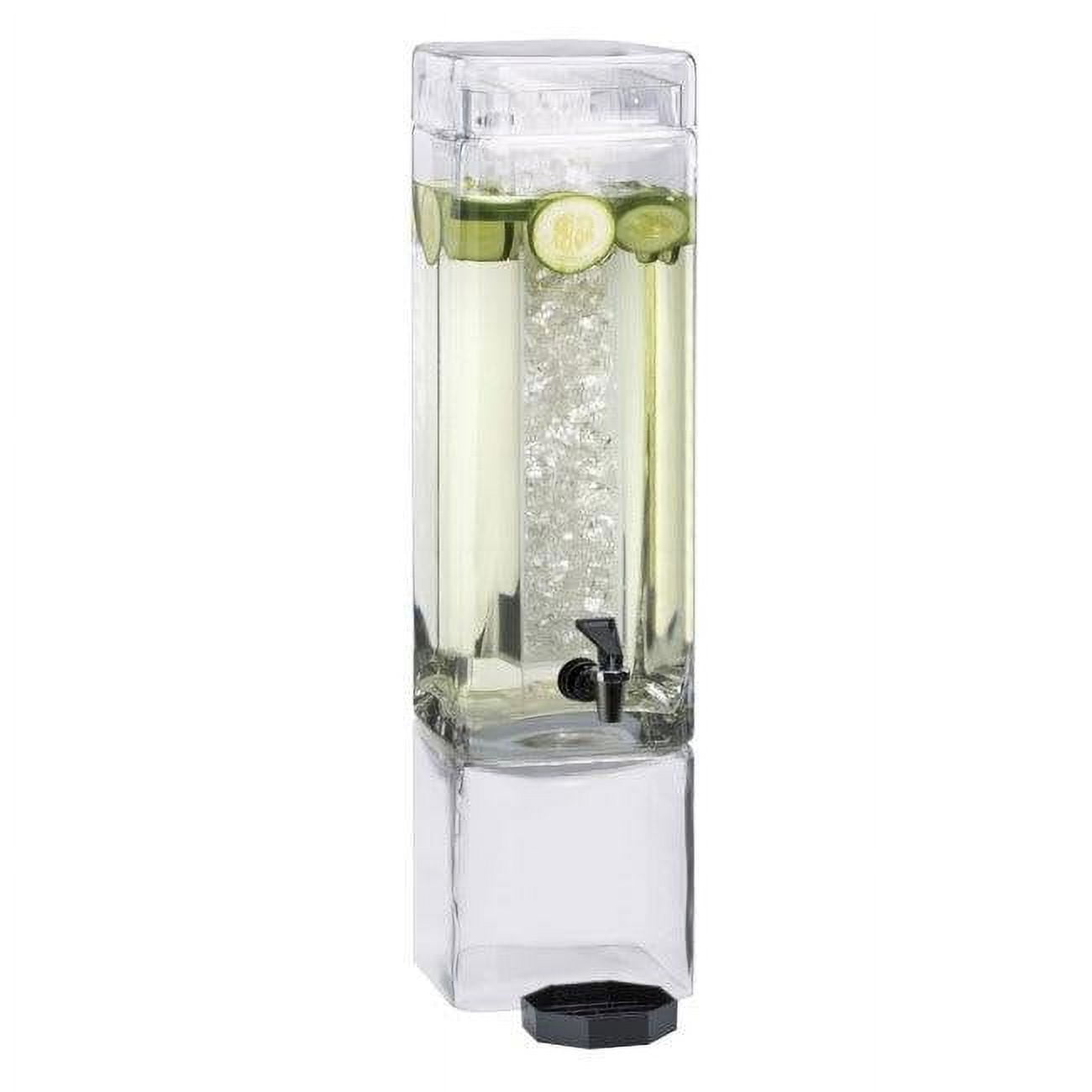 Picture of Cal Mil 1112-5A 5 gal Acrylic Beverage Dispenser&#44; Square - 8.875 x 11.375 x 29.25 in.