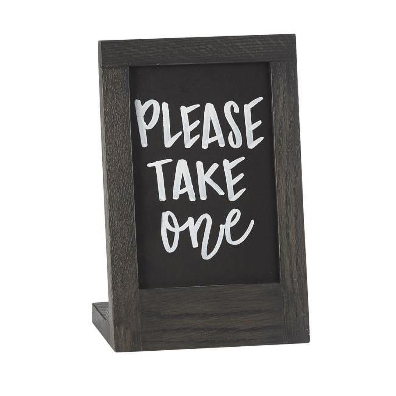 Picture of Cal Mil 3818-46-87 4 x 6 in. Cinderwood Chalkboard Signs