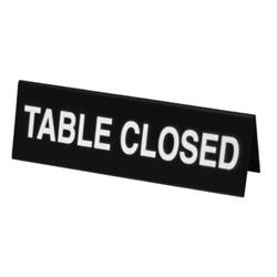 Picture of Cal Mil 22163-62 6 x 2 in. Vinyl Table Closed Tent - Black