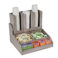 Picture of Cal Mil 298-110 4.5 x 4.5 x 8.5 in. Aspen Cup & Lid Organizer