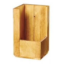 Picture of Cal Mil 22110-99 3.75 x 3.75 x 6.25 in. Madera Cup & Lid Holder Insert-Base