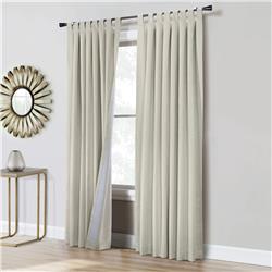 78 x 84 in. Ventura Blackout Tab Top Curtain Panel, Natural