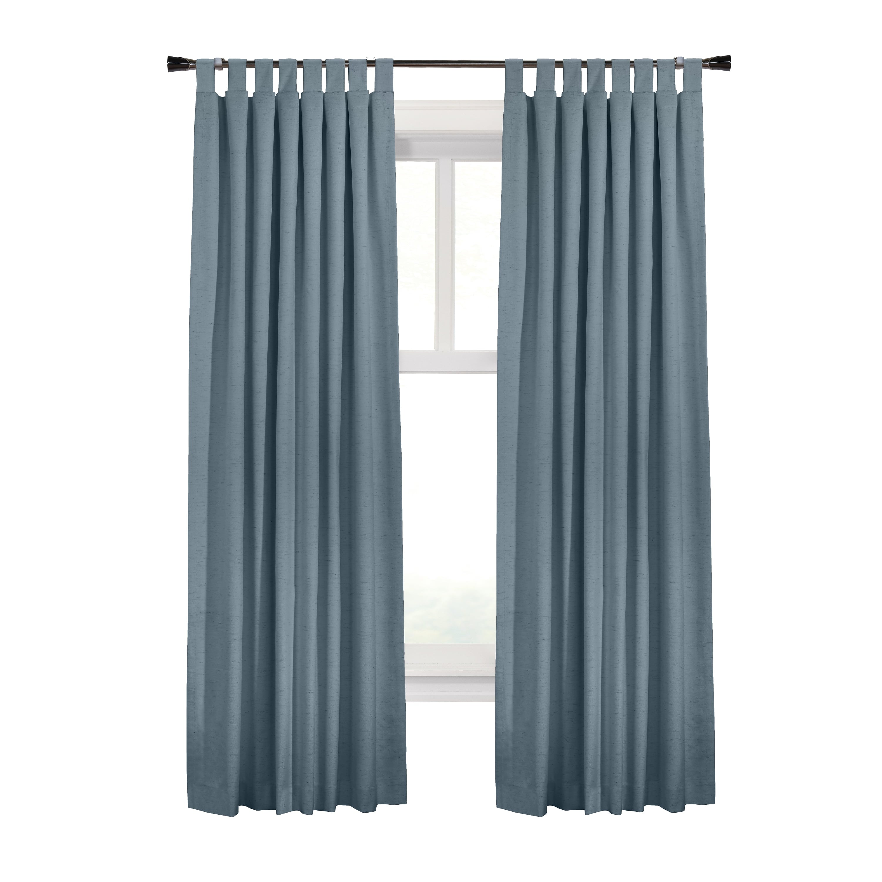 78 x 84 in. Ventura Blackout Tab Top Curtain Panel, Blue