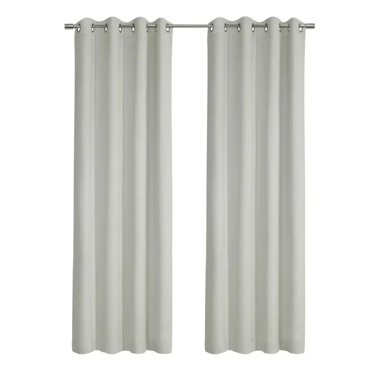 54 x 84 in. Navar Blackout Grommet Curtain Panel - White