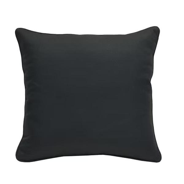 Picture of Outdoor Decor by Commonwealth 41177-032-18-18-401 18 x 18 in. Solid Olefin Textured Pillow - Black