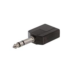 Picture of CMPLE 1176-N 6.35 mm Stereo Plug to 2 x 6.35 mm Mono Jack Adapter