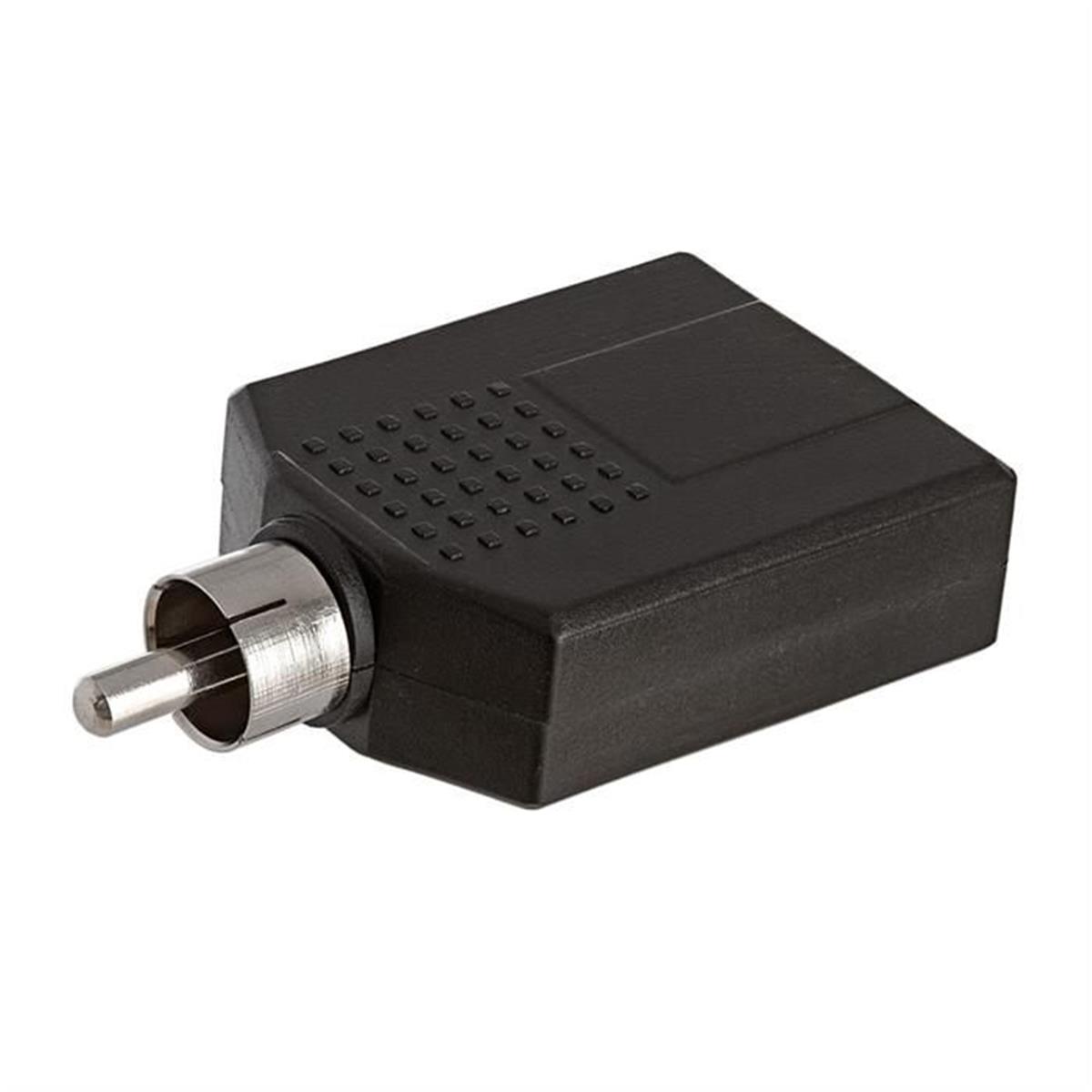 Picture of CMPLE 181-N RCA Plug to 2 x 6.35 mm Mono Jack Adapter
