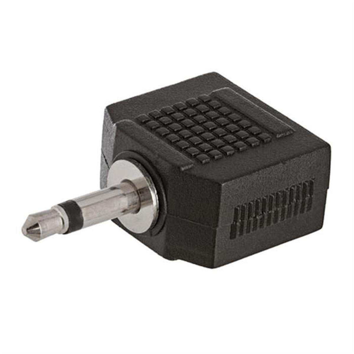 Picture of CMPLE 196-N 3.5 mm Mono Plug to 2 x 3.5 mm Mono Jack Adapter