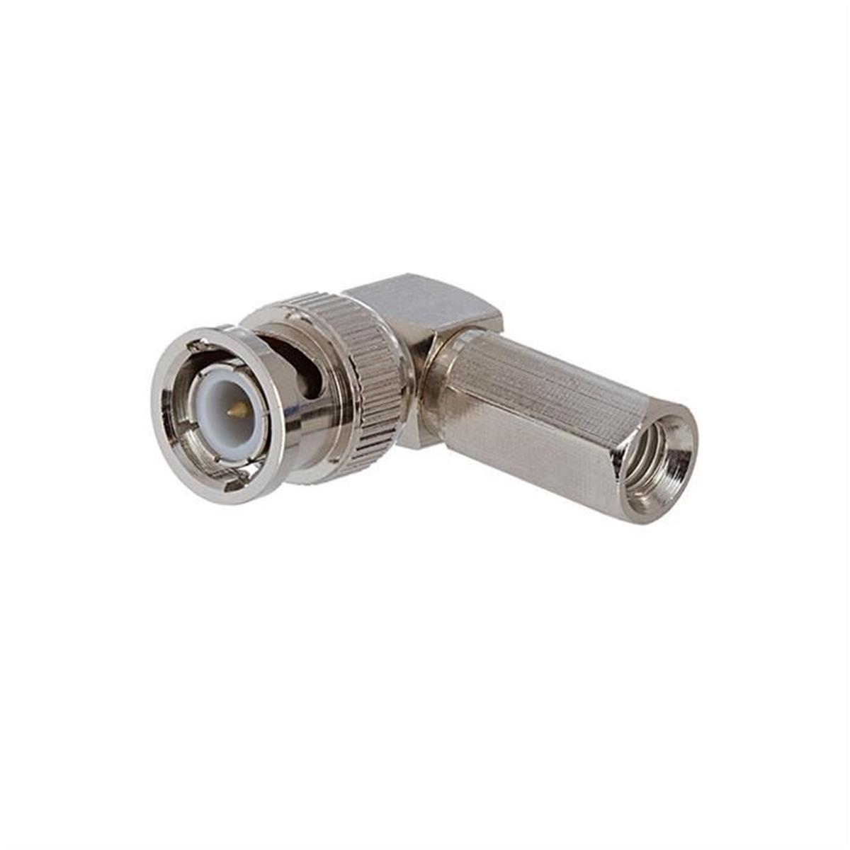 Picture of CMPLE 1157-N BNC Male Right Angle Clamp Connector for RG-6
