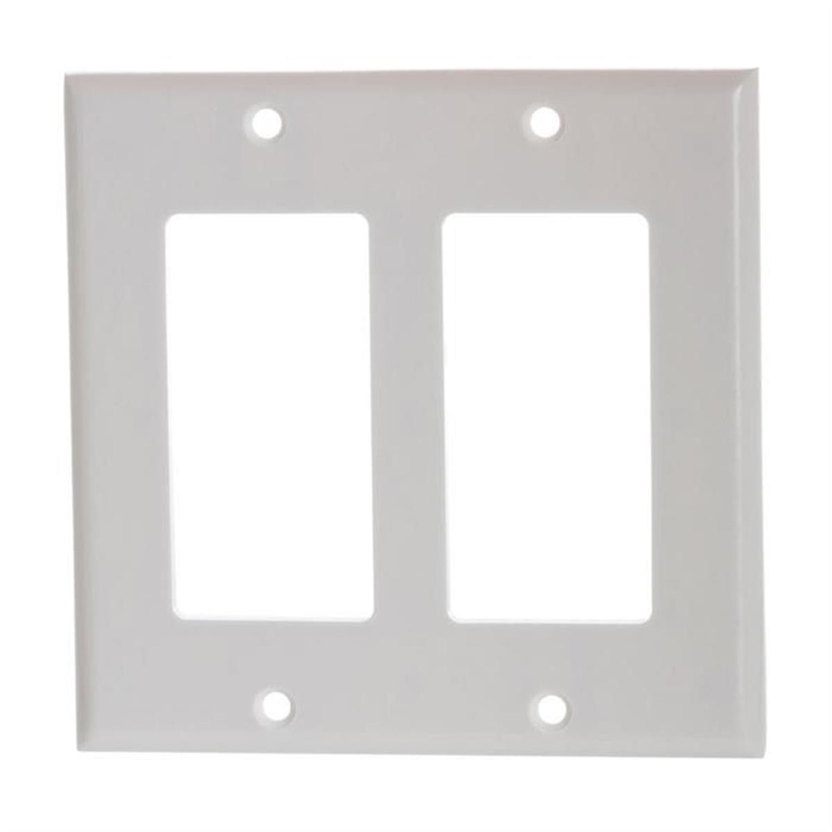 Picture of CMPLE 797-N White Decora Wall Plate - 2-Gang