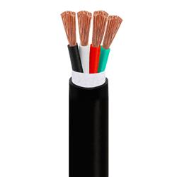 Picture of Cmple 1337-N 500 ft. 16 AWG Bare Copper 4-Conductor Indoor & Outdoor Speaker Cable&#44; Black