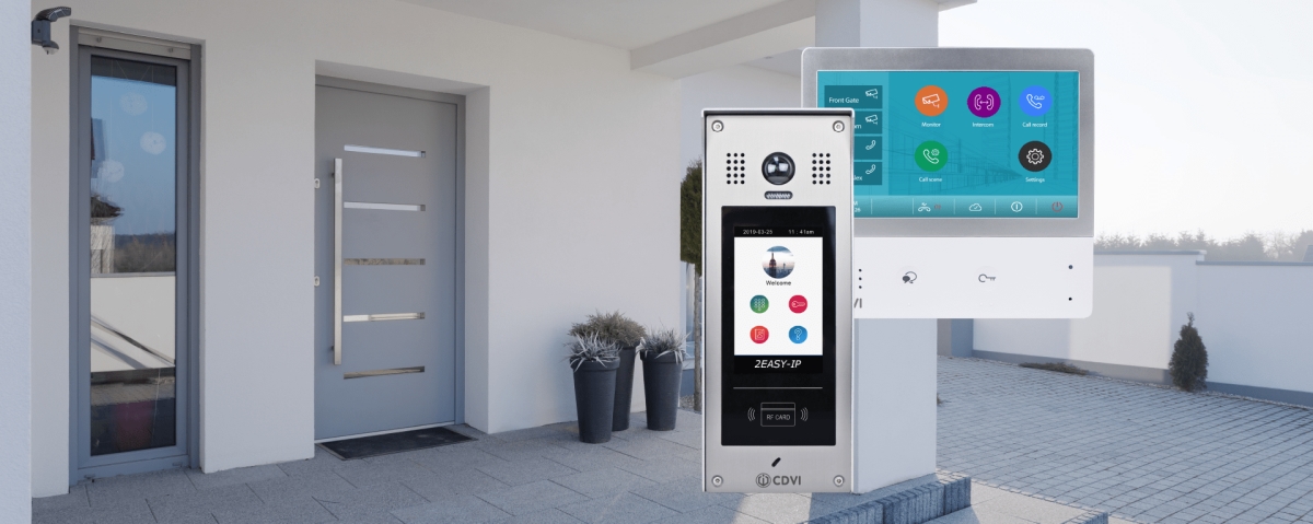 1360-N Video Intercom Entry System 1 Apartment Audio & Video Kit
