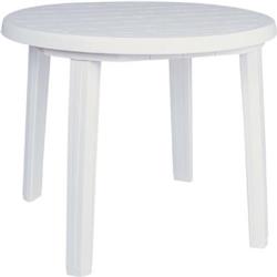 Picture of Siesta ISP125-WHI 35.5 in. Ronda Resin Round Dining Table  White 