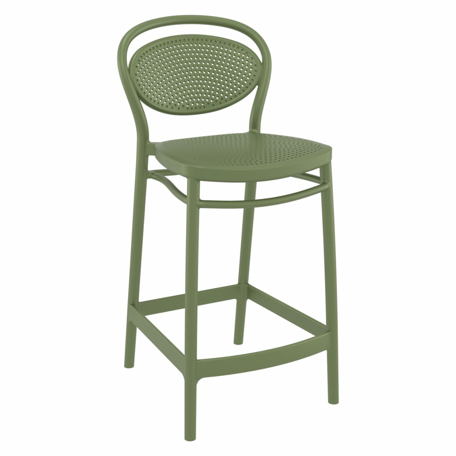 Compamia ISP268-OLG 25.6 in. Marcel Counter Stool  Olive Green