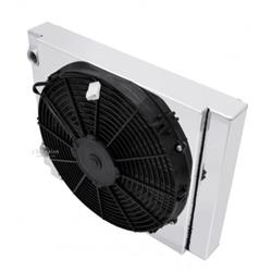 19 x 14 in. Dual Pass-1 Row Drag Racing Radiator