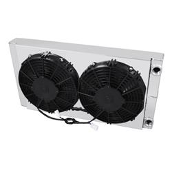 25 x 13 in. Overall Dual Pass-1 Row Drag Racing Radiator