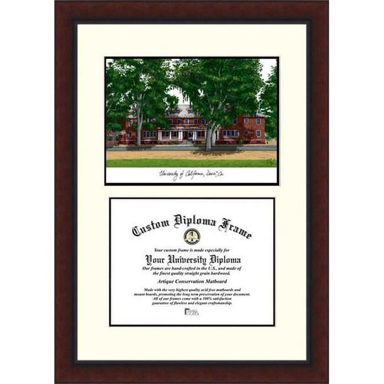 CA942LV-1711 11 x 17 in. University of California, Davis Legacy Scholar Diploma Satin Frame